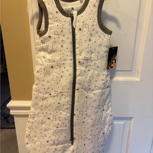 Cream and Gray Baby Sleep Sack by Studio 3